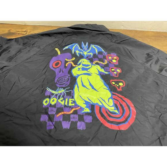 Vans Oogie Boogie Disney Nightmare Before Christmas Windbreaker Jacket Unisex M - Picture 14 of 16